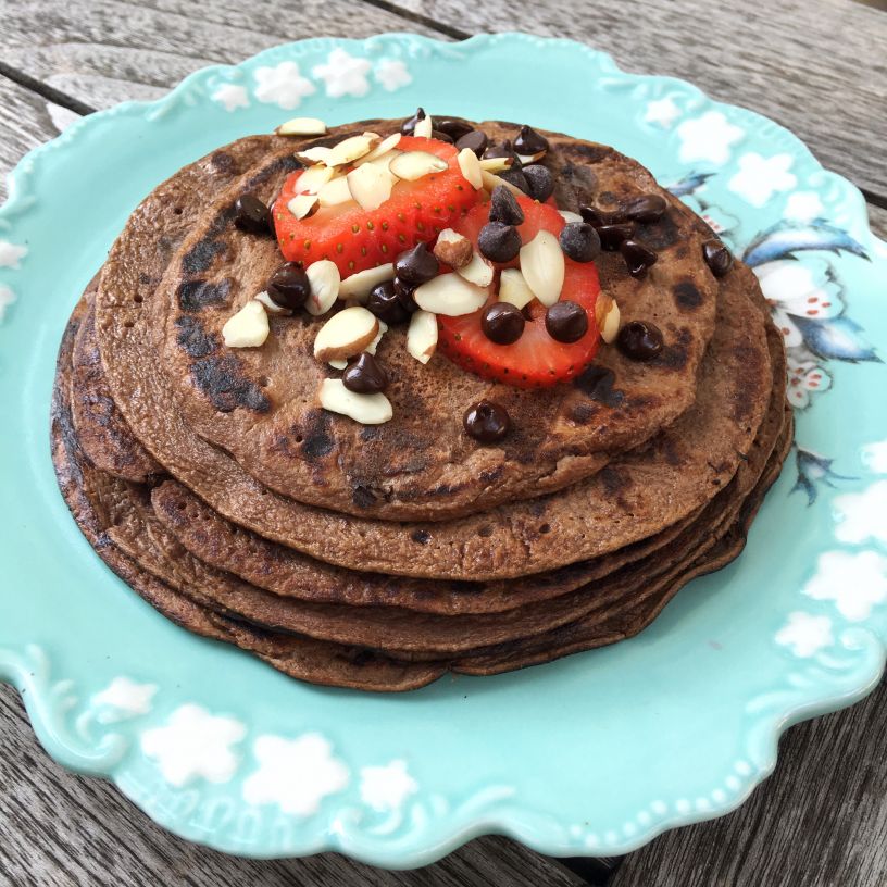 imagen de pancakes-de-chocolate /  image